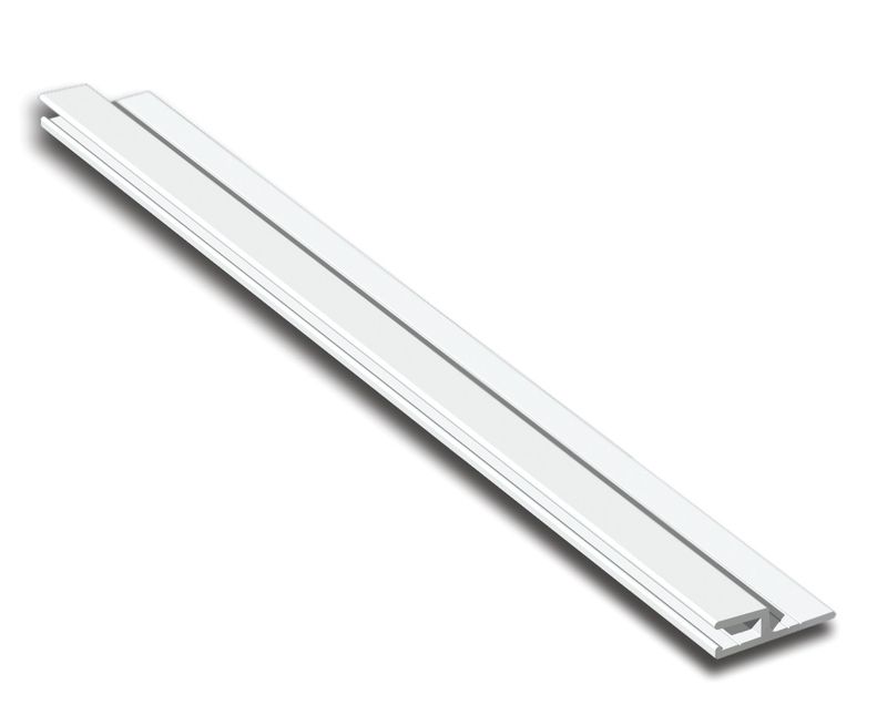 Length of 1 1/4 inch Aluma-Trac aluminum vinyl liner track
